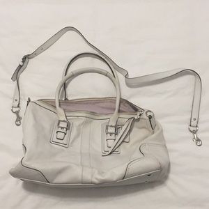 Coach Hampton Handbag in White